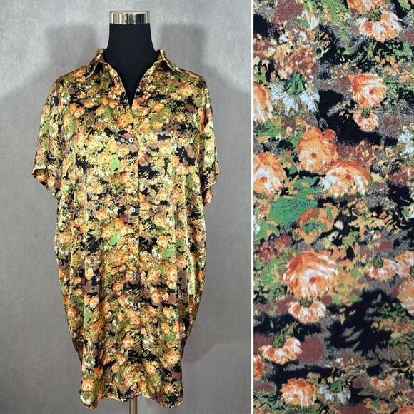 Meritt Mini-Dress Floral Size Small - Picture 2 of 8